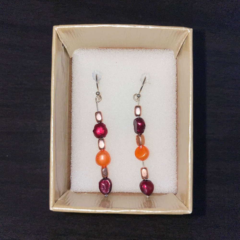 Colorful Summer Beach Statement Earrings Set